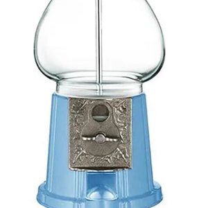 BABY BLUE 11" Classic Gumball/Candy Dispenser with 1 lb. of Gumballs